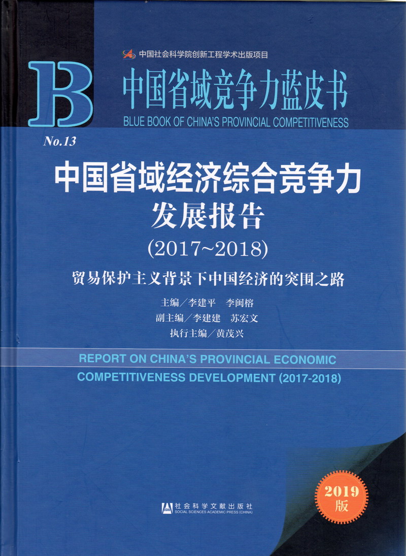 美女被操爆中国省域经济综合竞争力发展报告（2017-2018）